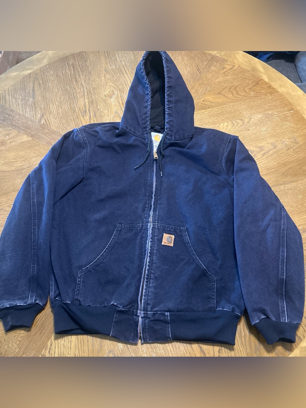 Carhartt J160 MDT Active Jacket Mens M Thermal Lined Midnight Blue